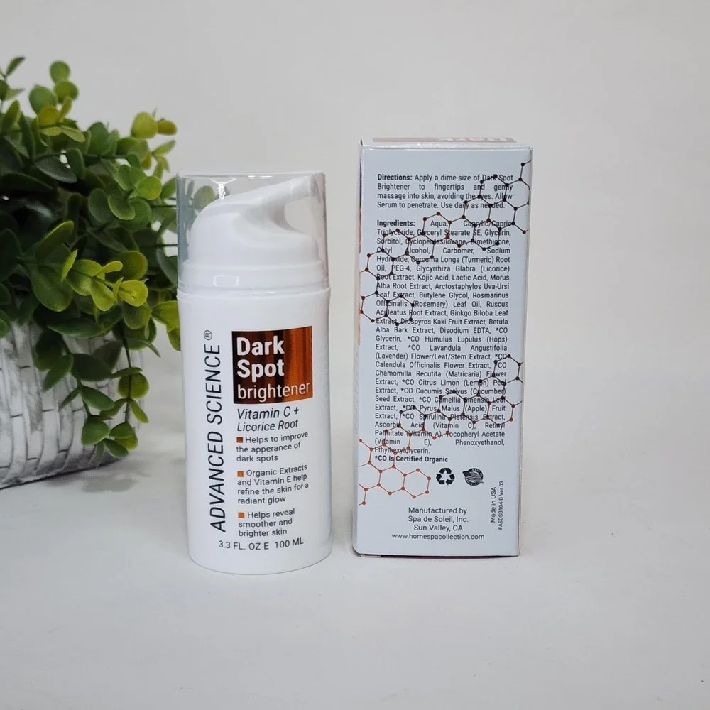 Advanced Science Dark Spot Brightening Vitamin C + Licorice Root 3.3 Fl Oz Pump